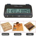 Plastic Chess Digital Timer Professional Board Game Stopwatch Battery
