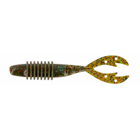 Big Bite Baits Kamikaze Swimon Swimbait 4.25 Green Pumpkin Orange Blue Flake