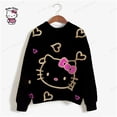 thumbnail image 5 of Sudadera con capucha de cuello redondo con estampado vintage de HELLO KITTY, sudadera Harajuku para mujer, sudadera de otoño, sudaderas kawaii de HELLO KITTY, 5 of 5