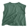 thumbnail image 3 of Hiijoy Toddler Boys Summer Casual Tank Tops Solid Color Loose Soft Sleeveless Shirt, 3 of 4