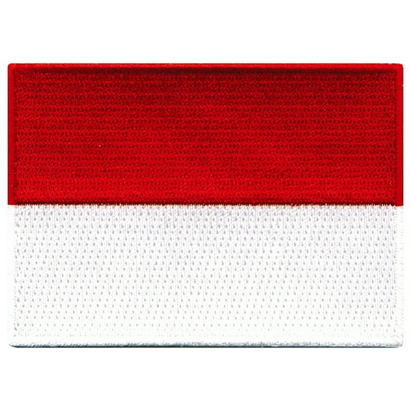 Indonesia Flag Embroidered Iron-on Patch