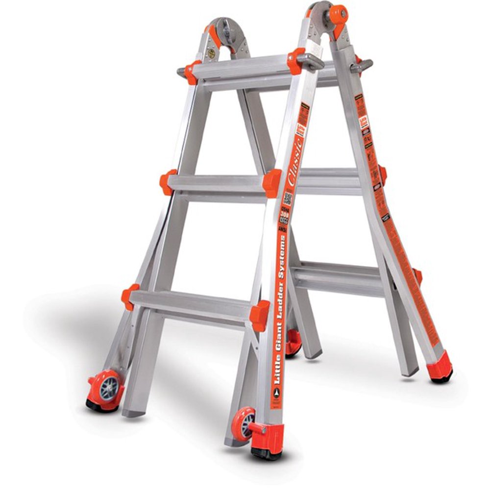 Little Giant Ladders Classic M13 MultiPosition Aluminum Ladder, 300
