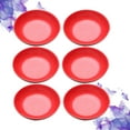 thumbnail image 3 of Meijiashe 6pcs Red Round Sauce Dishes Sushi Dipping Saucers Appetizer Plates, 3 of 10