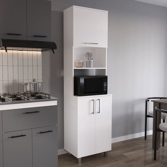 80.30 in Height - Convenient Appliance Space - Kitchen Setting - Store Small Appliances