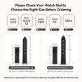 thumbnail image 2 of Bestig Bandas De Cuero Compatibles Con Apple Watch Band 38 Mm, 40 Mm, 41 Mm, 42 Mm (Serie 10 11) Para Mujeres Y Hombres Correa De Pulsera Para Iwatch Se3/2/1 Y Series 9 8 7 6 5 4 3 2 1 (Negro+Oro Rosa, 2 of 5