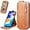 Orange, variant on Zipper Wallet Case for Xiaomi Redmi Note 11 4G with Card Holder Slot, PU Leather Adjustable Kickstand Flip Handbag Phone Cover for Xiaomi Redmi Note 11/Redmi Note 11S SDLL Red