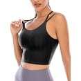 thumbnail image 5 of SAYFUT Women's Sports Bra With Removable Padded, Push Up Sports Bra Tube Bra Tops Fitness Workout Running Shirts Yoga Bras Camisole Crop, 5 of 8