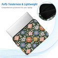thumbnail image 2 of FORMRS 13-13.3 inch Laptop Sleeve Case Soft Carrying Quilted Computer Bag Cover, Blue Geometric Flowers, 2 of 7
