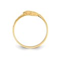 thumbnail image 2 of 14K Yellow Gold By-Pass Lace Diamond-Cut Ring, 2 of 5