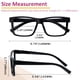 thumbnail image 3 of Gafas de lectura GTSY Metalless con bisagras de resorte sin tornillos +1,75, 3 of 7