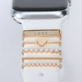 thumbnail image 6 of ALMNVO Decoration Trinkets Compatible with Apple Watch Bands 9 8 7 6 5 4 3 2 1 SE Ultra Charms Bands Loops Decorations Diamond Metal Decorative for 20mm 22mm Samsung Galaxy 6 5 4 43mm 47mm 40mm 44mm, 6 of 11