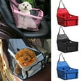 thumbnail image 1 of Portable Dog Car Seat Belt Booster Travel Carrier Folding Car Seat Cover Bag Adjustable Straps Fit Most Cars Vehicles And SUV's, 1 of 8