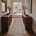 thumbnail image 5 of KUETH 8x10 Machine Washable Floral Rug for Living Room, Large Soft Low Pile Non Slip Backing Area Rug, Dusty Greige Rug for Bedroom Dining Room Office, 5 of 5