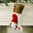 thumbnail image 4 of Coofit Bas Suspendu de Foyer 3D Gnome Bas de Noël Bas des Fêtes pour Noël, 4 of 10