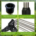 thumbnail image 3 of Sinyiin 360 Rotating Garden Sprinkler On Adjustable Tripod Base 1Inch Hose Adapter Fit for Patios Greenhouses Flowerbed Watering, 3 of 7