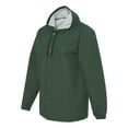 thumbnail image 2 of Independent Trading Co. Water-Resistant Hooded Windbreaker Size up to 3XL, 2 of 5