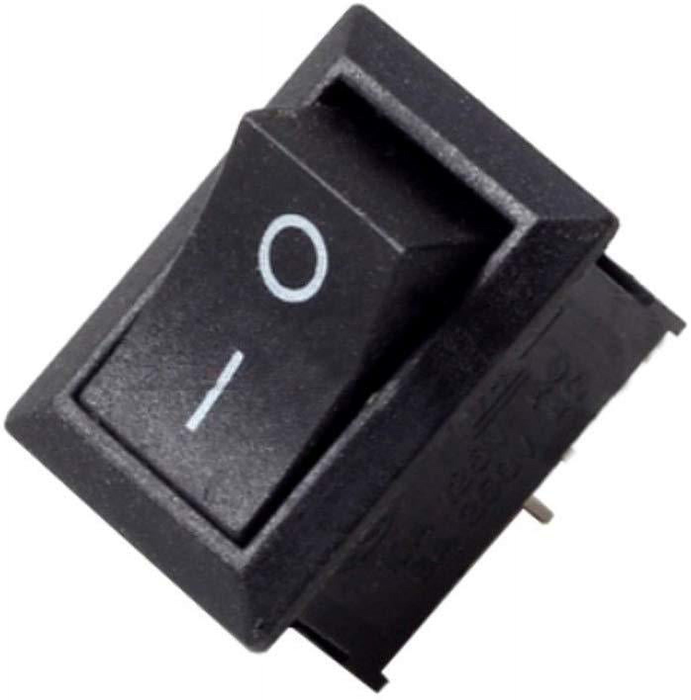 Rocker Switch 2 PIN ON-OFF SPST 125VAC/10A 250VAC/6A 21x15mm Black KCD1-101 2X/5X/10X - image 2 of 6