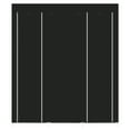 thumbnail image 5 of Veryke 69" Portable Clothes Closet, Fabric Wardrobe Double Rod Storage Organizer Shelf - Black, 5 of 7