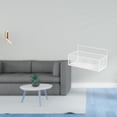 thumbnail image 2 of Dualoai Folding Wall Hook Clothes Organizer Coat Hanger Towel Foldable Bathroom Closet Farmhouse Towels Robes Hanging Baskets Floating Shelves Metal Wire Storage Countertop Living Room, 2 of 8