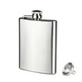 thumbnail image 1 of Flacon de Poche en Acier Inoxydable 9oz pour Whisky et Liqueur avec Vis, 1 of 1