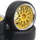 thumbnail image 3 of de llantas de rueda hexagonal RC de 4x 12 mm, radio, ejercicio , llantas de plástico RC, llantas, bujes, piezas de repuesto para TT02 1010, Amarillo Macarena Neumáticos de coche RC, 3 of 3