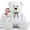White, variant on MorisMos 51-inch Giant Teddy Bear,Soft Bear Stuffed Animal Plush Toy