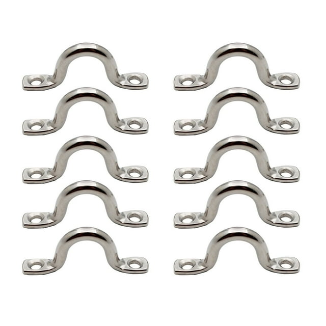 unbranded 15pcs Kayak Gadgets U-Shaped Stainless Steel Boat Pulling Marine Equipment