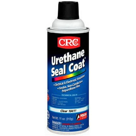 CRC Urethane Seal Coat Viscous Liquid Coating, 250 Degree F Maximum Temperature, 11 oz Aerosol Can, (Best Urethane Clear Coat)