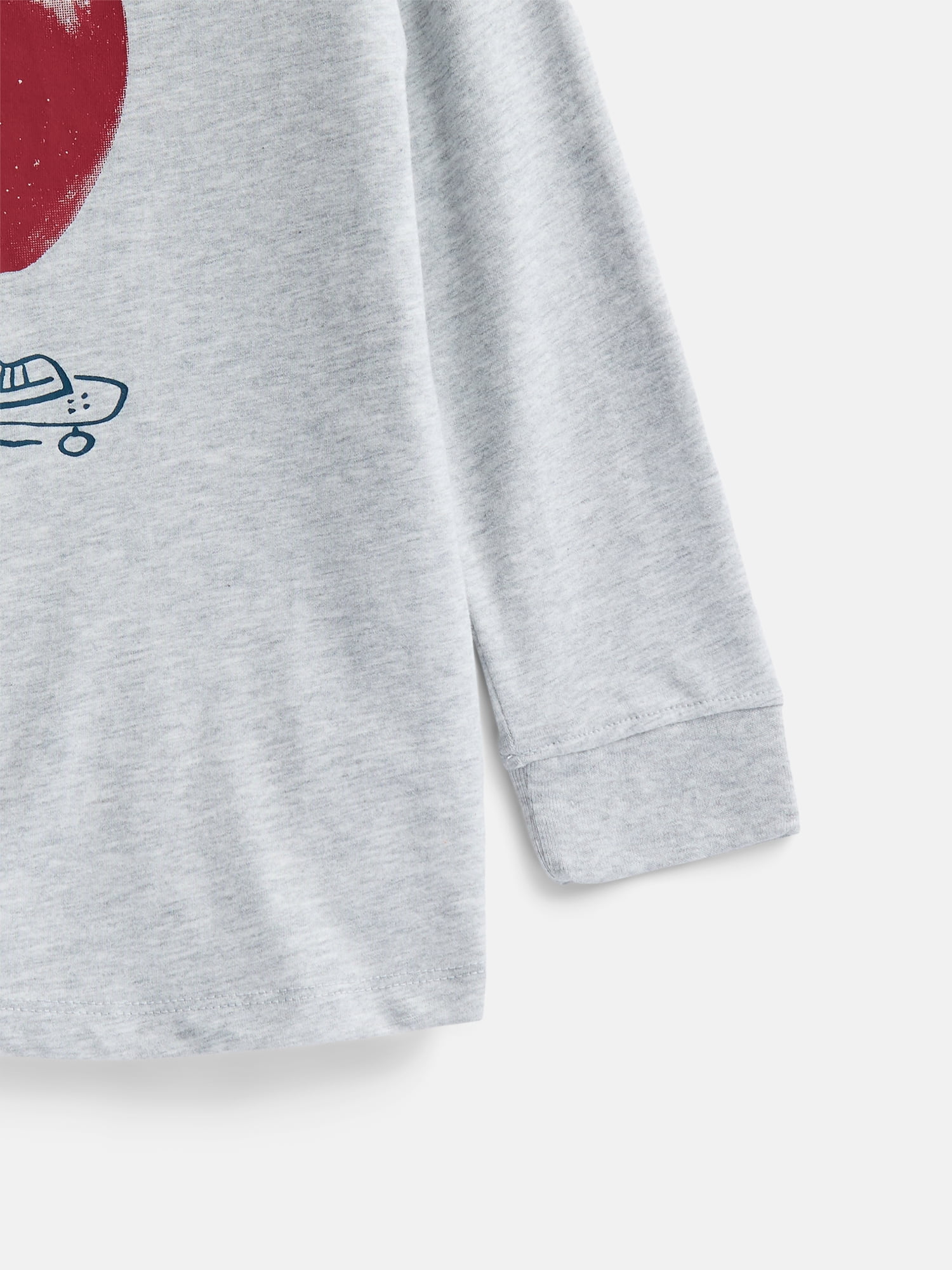 Wonder Nation Little Boys Graphic Tee with Long Sleeves, Sizes 4-29