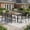 Brown, variant on BaPiPro 7-Piece Patio Dining Set, Textilene Outdoor Table and Chairs Set for 6, Weather-Resistant Furniture for Garden, Deck, Backyard, Gray