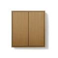 thumbnail image 2 of Teamson Home Tremolo Modern Boho 2-Door Wall Cabinet with Push-Open Design, Solid Wood & Fluted Fronts, 2 of 9
