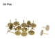 thumbnail image 3 of Uxcell 30Pack 16mmx20mm Clavos Decorativos de Cabeza Plana para Tapicería, Bronce, 3 of 6