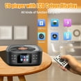 thumbnail image 4 of Portable CD Player Bluetooth, Desktop CD Player with Bluetooth Music Boombox Portable CD Players for Home FM Radio & Bluetooth Speaker LED Screen Built-in Dual Speakers, 4 of 6