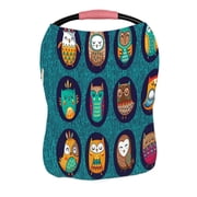 ECZJNT Set tribal owls Nursing Cover Baby Breastfeeding Infant Feeding Cover Baby Car Seat Cover