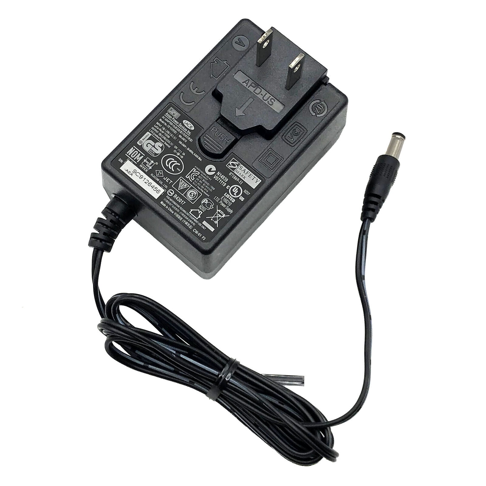 NEW Original APD WA-24E12 AC Power Adapter 12V 2A Power