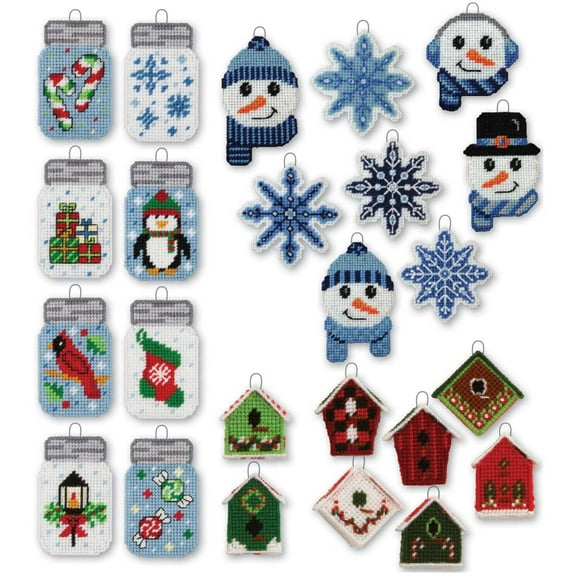 Herrschners® Holiday Ornament Set Plastic Canvas