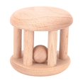 thumbnail image 1 of Hearth & Gear 1Pc Wooden Rattle Roller For Random Style Fine Motor Learning Sensory Development Education Notepad Early Teething 3 Months Inclusive Early Childhood Education Education Books Woke up, 1 of 5