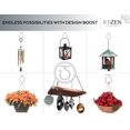 thumbnail image 3 of Colgadores para plantas RTZEN de hierro forjado, 2 unidades, color blanco, 3 of 6