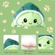 thumbnail image 3 of Turtle Plush Toys (Blue), Reversible Double-Sided Plush Turtle Toys, Cute Emotion Toys Creative Toy Gifts for Children, 3 of 5