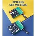 thumbnail image 7 of Diaper Wet Dry Bag 2PCS Diaper Bag Organizing Pouches Waterproof with Two Zippered Pockets Reusable for Stroller Toiletries Travel Beach, 7 of 7