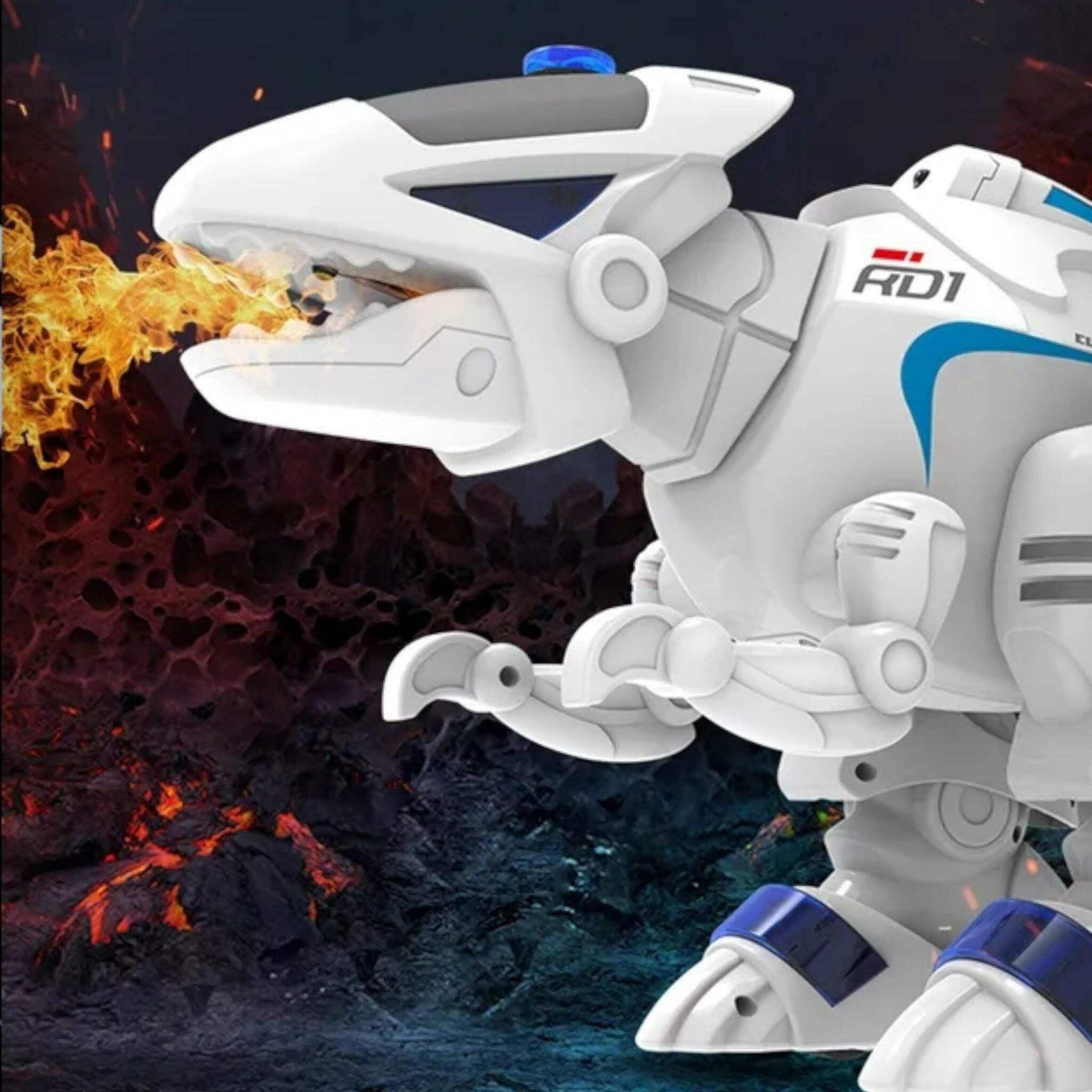 GN Universe Robot Dinosaur T-Rex With Water Steam Dance And Dynamic Music With Remote Control and USB Charger Ages 3+