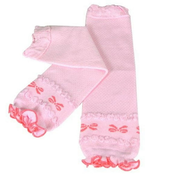 ALLYDREW Funky Prints & Patterns Baby Leg Warmer & Toddler Leg Warmer for Boys & Girls, Pink Bows