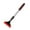 Red-B, variant on Retractable Snow Brush with Detachable Ice Scraper | Telescoping Aluminum Alloy Handle for Car Roof & SUV Snow Removal | Multi-Function Winter Tool with Soft Bristles & Ergonomic Sponge Grip