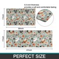 thumbnail image 7 of Light Blue Chicken Floral Pattern Kitchen Rugs Sets Of 2,Anti Fatigue Kitchen Mat Rugs Non Slip Washable,Decorative Kitchen Floor Mats for Kitchen,Sink,Laundry,17"x30"+17"x47", 7 of 7
