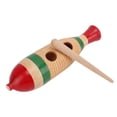 thumbnail image 1 of Guiro con forma de pez, guiro de madera, guiro recto de pez colorido, juguete de percusión de guiro elaborado con cuidado, 1 of 12