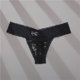 thumbnail image 1 of Tanga sexy de cintura baja para mujer, ropa interior de encaje transparente, 1 of 6