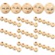 thumbnail image 2 of 50pcs Face Pattern Wooden Beads DIY Wood Beads Natural Wood Beads Loose Beads, 2 of 3