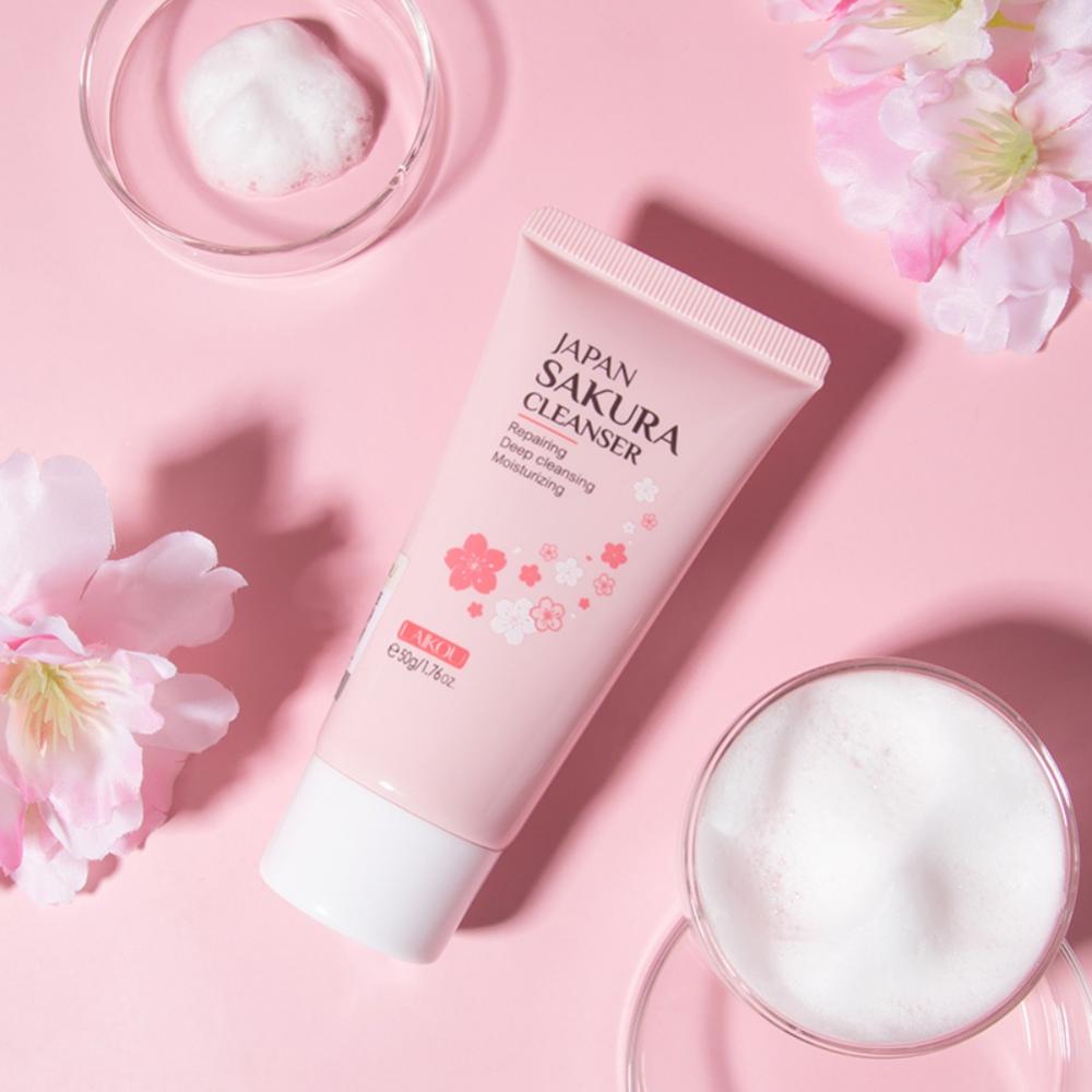 Buy Cherry blossoms Face Wash, Daily Facial Cleanser for Combination to