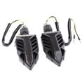 thumbnail image 2 of Luces intermitentes delanteras y traseras universales de 12 LED para motocicleta Negro + rojo, 2 of 9