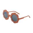 thumbnail image 1 of Lunettes de Soleil Fleuries pour Filles Mignonnes Rondes Accessoires Extérieurs pour Bébé Préscolaire Été, 1 of 3